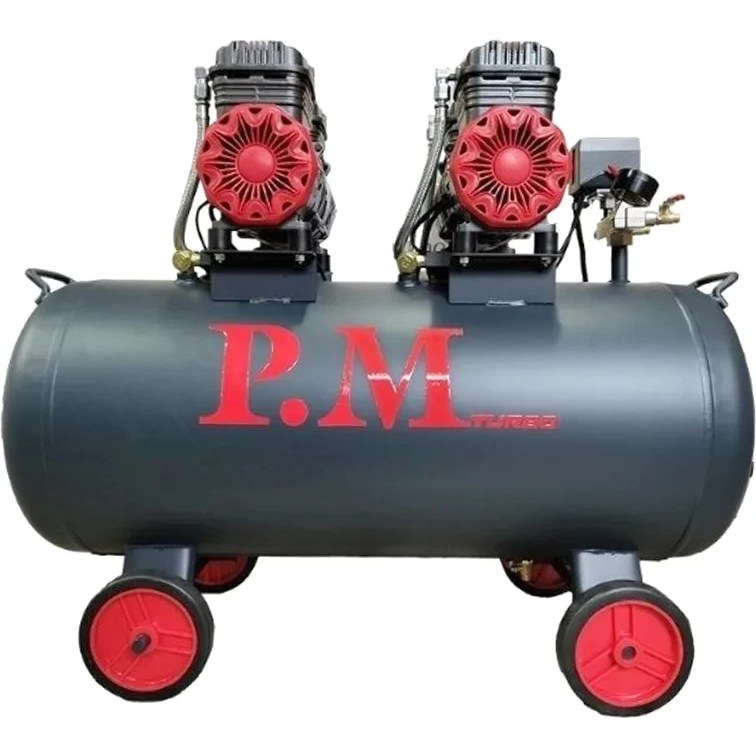 کمپرسور باد 100 لیتری سایلنت PM مدل TM100